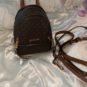 Michael Kors mini rhea backpack